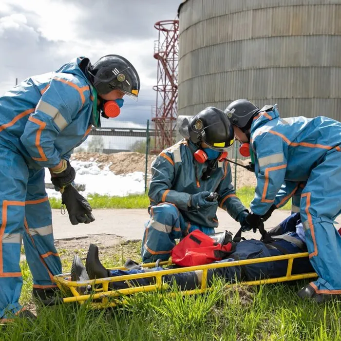 В Тимашевске прошли комплексные учения на территории нефтебазы АО «НК «Роснефть-Кубаньнефтепродукт» по теме «Подтверждение готовности эксплуатирующей организации к действиям по локализации и ликвидации максимального расчетного объема разлива нефти и нефтепродуктов».&nbsp;