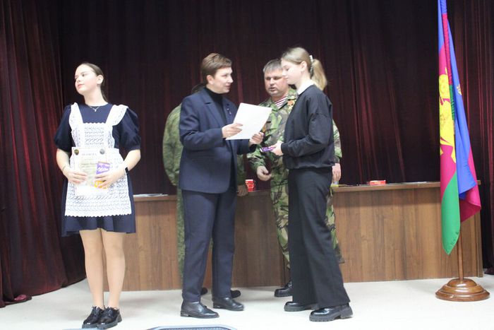 Награждение победителей и призеров муниципального конкурса Эхо чеченской войны